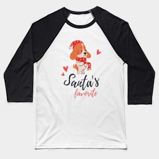 Santa's Favourite Baseball T-Shirt